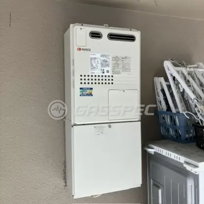 施工後の暖房熱源機（ノーリツ GTH-2445AWXD-1 BL）