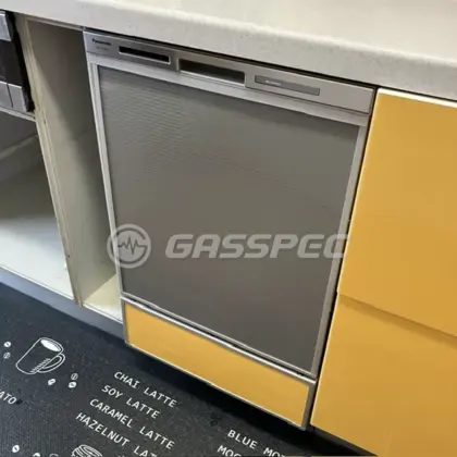 施工後のビルトイン食洗機（パナソニック NP-45MD9S）