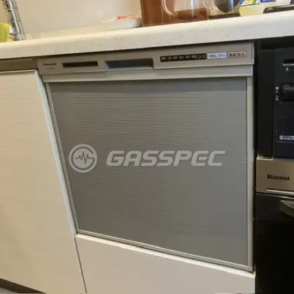施工後のビルトイン食洗機（パナソニック NP-45RS9S）