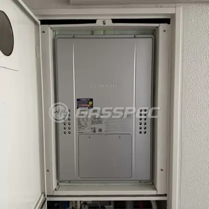 施工後の暖房熱源機（ノーリツ GTH-CP2470SAW3H-TB BL）