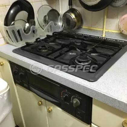 施工前のビルトインガスコンロ（RN-A463KA-HL）