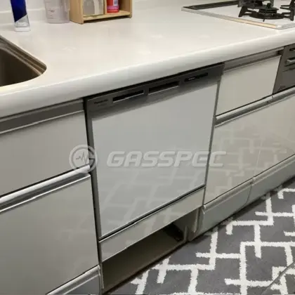 施工後のビルトイン食洗機（パナソニック NP-45MS9S）