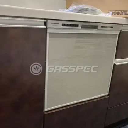 施工後のビルトイン食洗機（パナソニック NP-45MS9S）