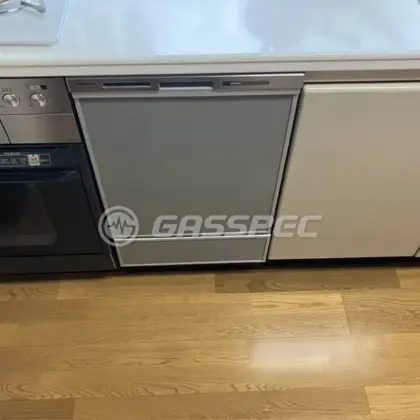 施工後のビルトイン食洗機（パナソニック NP-45MD9S）
