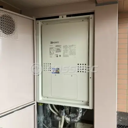 施工後の暖房熱源機（ノーリツ GQH-2456AWD-H-DX BL）