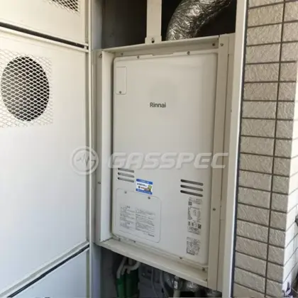 施工後の暖房熱源機（リンナイ RUFH-A2400SAU2-6(A)）