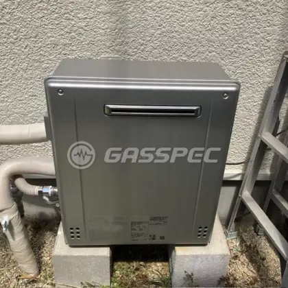 施工後の給湯器（ノーリツ GRQ-C2462SAX-2 BL (アウトレット））