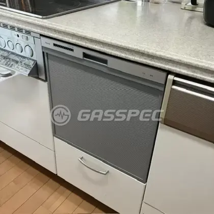 施工後のビルトイン食洗機（リンナイ RSW-C402CA-SV）