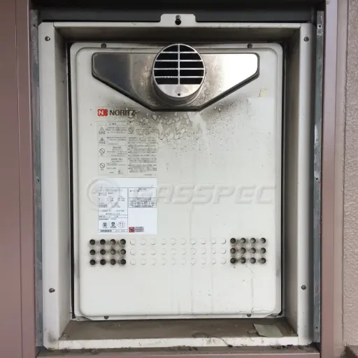 交換前の給湯器（ノーリツ GT-2427SAWX-T-1）