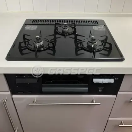 施工後のビルトインガスコンロ（ノーリツ N3GV2RVQ1）