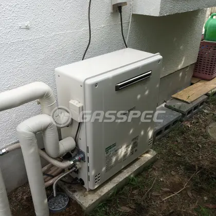 施工後の給湯器（ノーリツ GT-C166SARX BL）