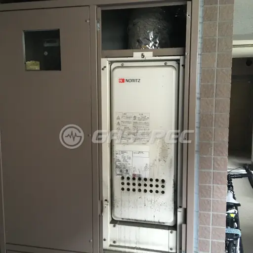 交換前の給湯器（ノーリツ GT-2023SAW-H）