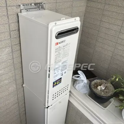 施工後の給湯器（ノーリツ GT-1653SAWX-4 BL）
