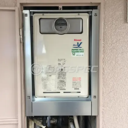 施工後の給湯器（リンナイ RUJ-V1611T(A)）