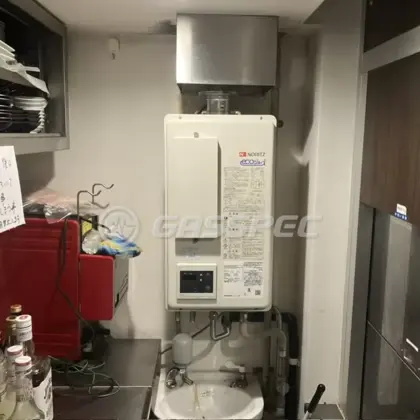 施工後の給湯器（ノーリツ GQ-C2422WZD-FH-1）