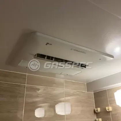 施工後の浴室乾燥機（ノーリツ BDV-4106AUKNC-J3-BL）