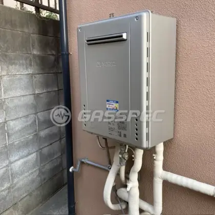 施工後の給湯器（ノーリツ GT-C2472AW-1 BL）