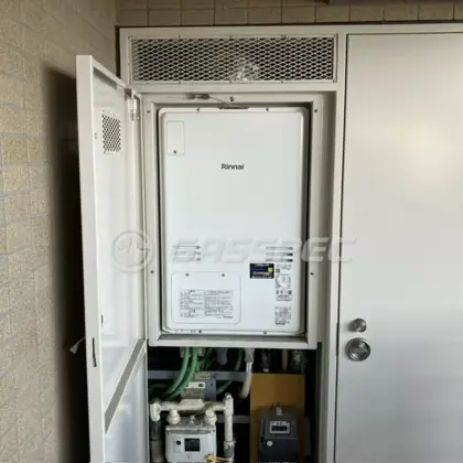 施工後の暖房熱源機（リンナイ RUFH-A2400SAU2-3(A)）