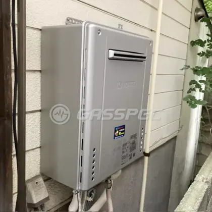 施工後の給湯器（ノーリツ GT-C1672SAW-1 BL）