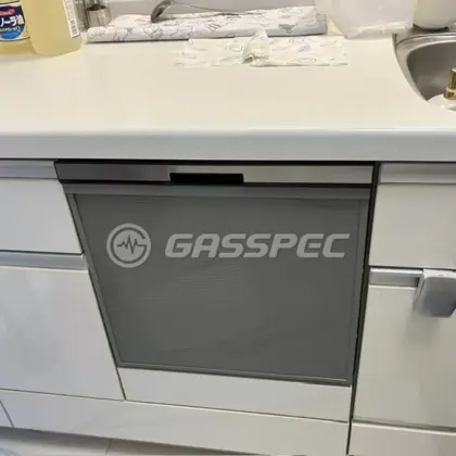 施工後のビルトイン食洗機（パナソニック NP-45BS1S）
