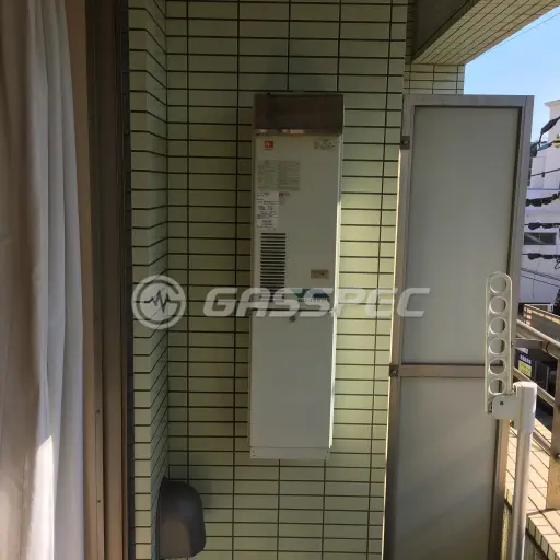 交換前の給湯器（ノーリツ GQ-168WS-L）