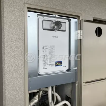 施工後の給湯器（リンナイ RUJ-A1610T-L(A)）