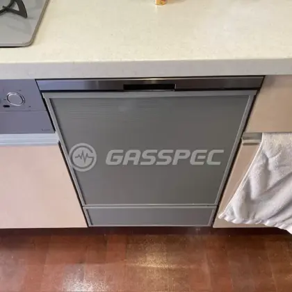 施工後のビルトイン食洗機（パナソニック NP-45BD1S）