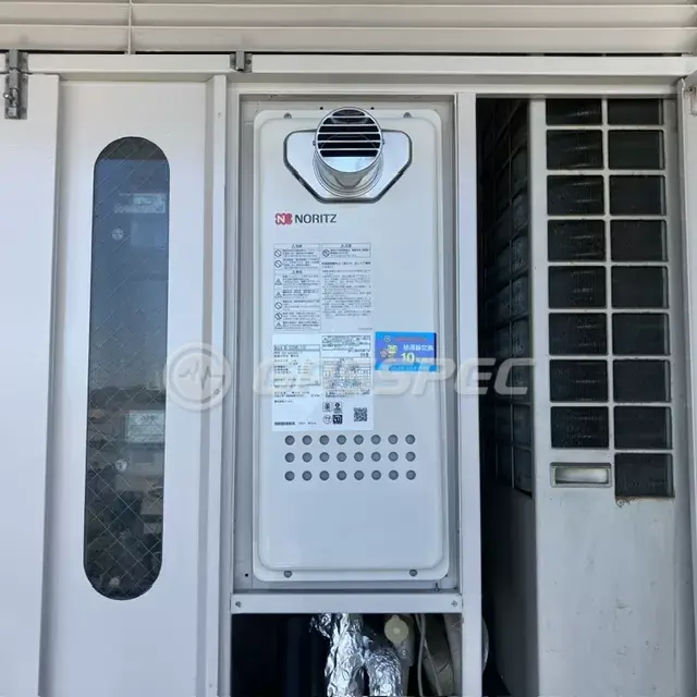 交換後の給湯器（ノーリツ GQ-1628AWX-T-DX BL）