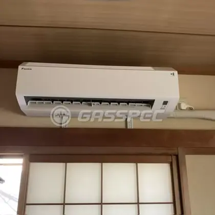 施工後のエアコン（ダイキン S406ATEP-W）