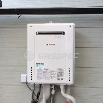 施工後の給湯器（ノーリツ GT-C206SAWX BL）