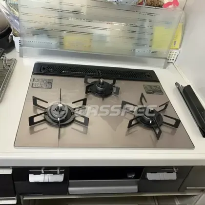 施工後のビルトインガスコンロ（ノーリツ N3WV6RWAP3SIC）