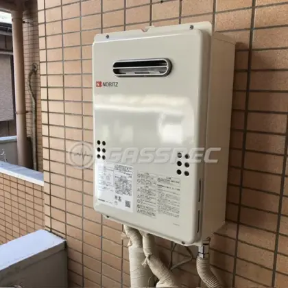 施工後の給湯器（ノーリツ GQ-1639WS-1）