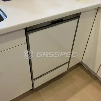 施工後のビルトイン食洗機（パナソニック NP-45BD1S）