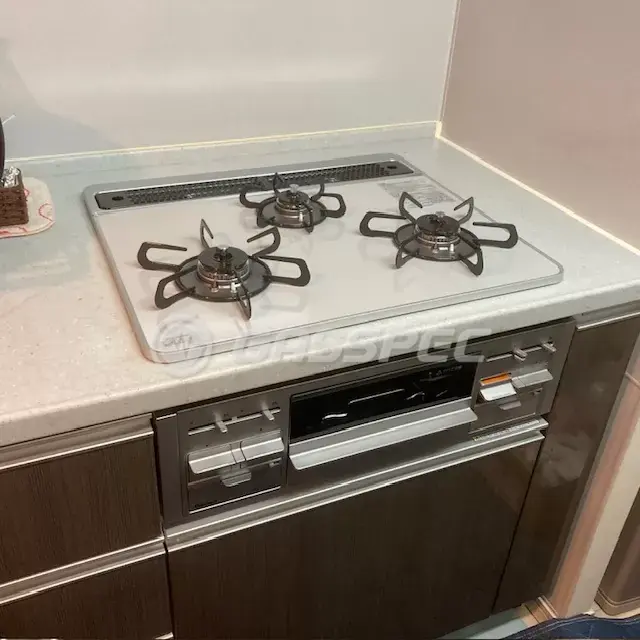 交換後のビルトインガスコンロ（パロマ PD-509WS-60CV）