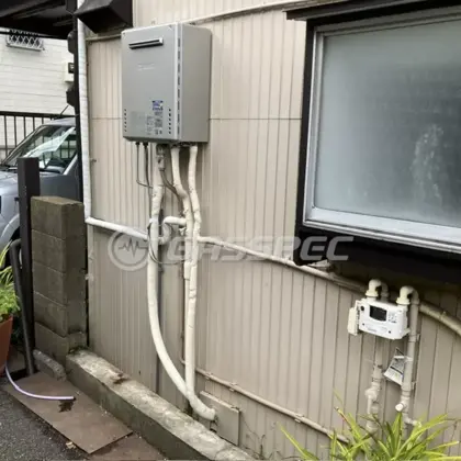 施工後の給湯器（ノーリツ GT-C2472AW-1 BL）