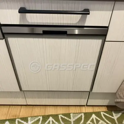 施工後のビルトイン食洗機（パナソニック NP-45BS1S）
