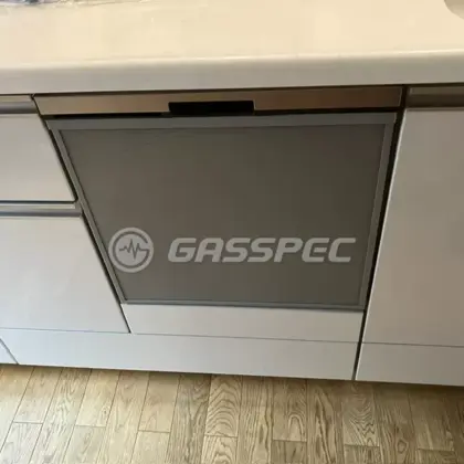 施工後のビルトイン食洗機（パナソニック NP-45BS1S）