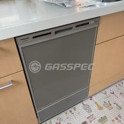 施工後のビルトイン食洗機（パナソニック NP-45RD9S）