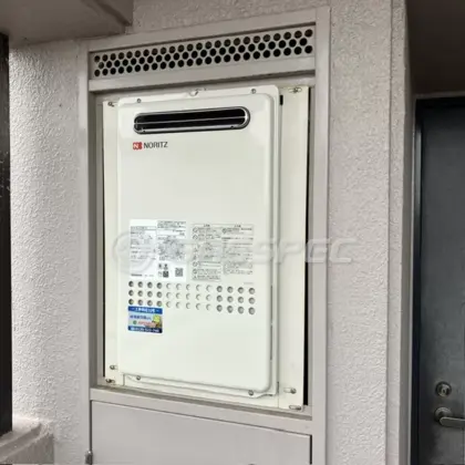 施工後の給湯器（ノーリツ GQ-2427AWX-DX BL）