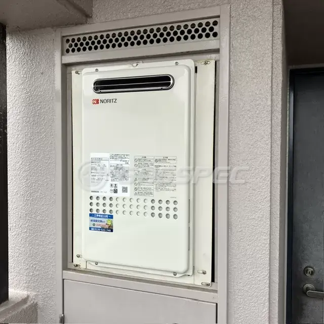 交換後の給湯器（ノーリツ GQ-2427AWX-DX BL）