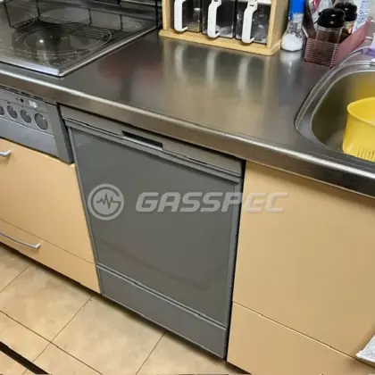 施工後のビルトイン食洗機（パナソニック NP-45CD1S）