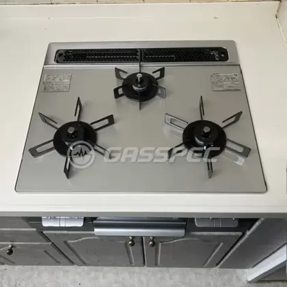 施工後のビルトインガスコンロ（ノーリツ N3WV6RWTP2SI）
