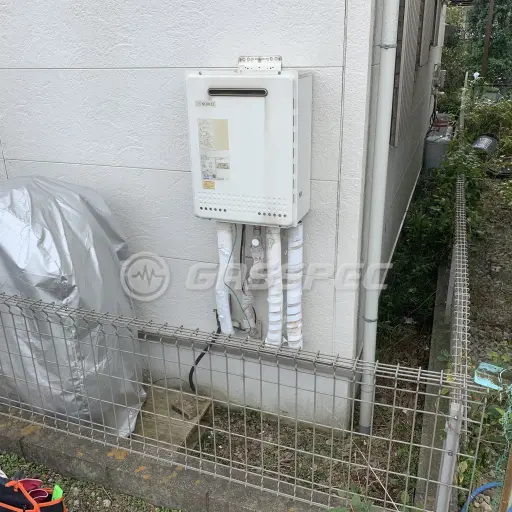 交換前の給湯器（ノーリツ GT-2428SAWX）