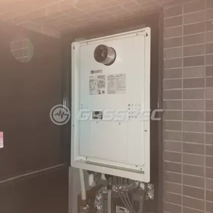 施工後の暖房熱源機（ノーリツ GQH-2456AWD-T-DX BL）
