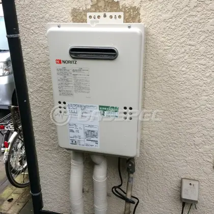 施工後の給湯器（ノーリツ GQ-1639WE）