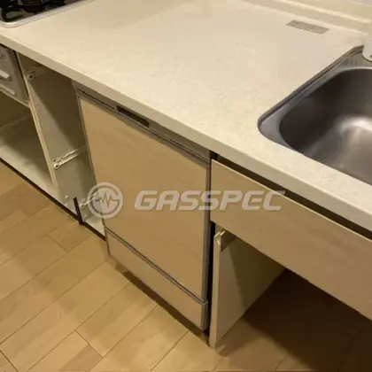 施工後のビルトイン食洗機（パナソニック NP-45CD1S）