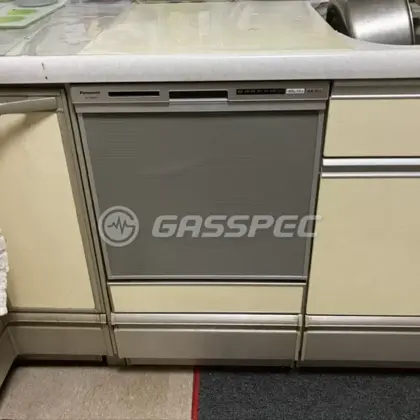 施工後のビルトイン食洗機（パナソニック NP-45RS9S）