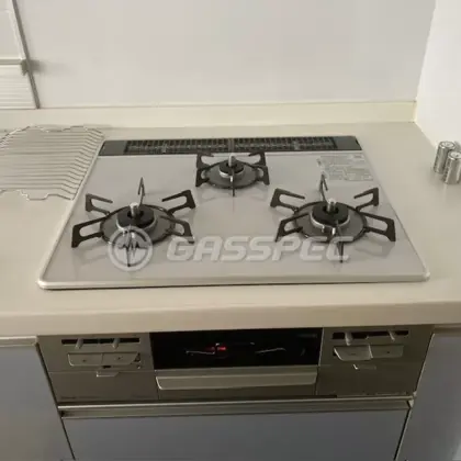施工後のビルトインガスコンロ（リンナイ RS31AW36P49R7VW）