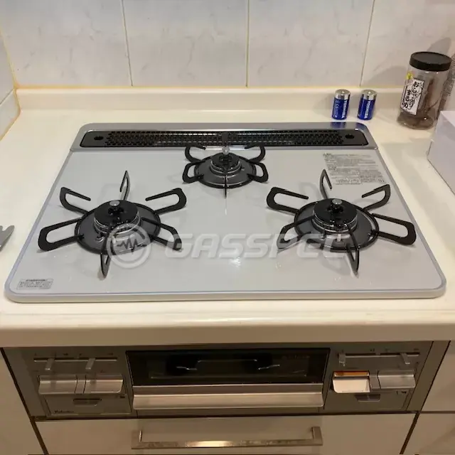 交換後のビルトインガスコンロ（パロマ PD-509WS-60CV）