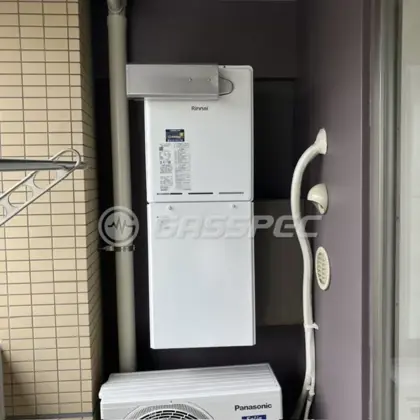 施工後の給湯器（リンナイ RUF-A2405SAA(C)）